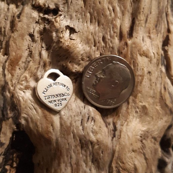 Tiffany & Co. Silver Heart Tag Charm - Picture 3 of 3